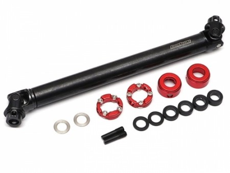 Boom Racing BADASS™ Heavy Duty Steel Center Drive Shaft 128-156mm (Pin to Pin) 1Pc [Recon G6 Certified]