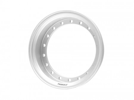 Boom Racing ProBuild™ 1.9in Alum 10mm Wheel Barrel (1) Flat Silver