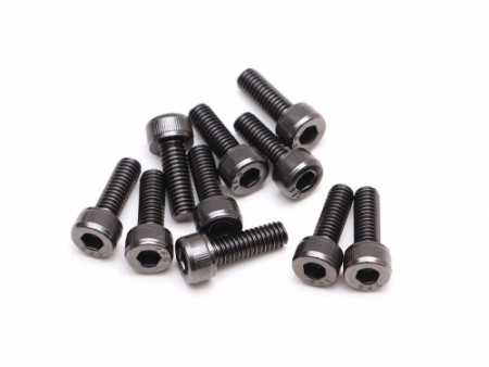 Boom Racing M4x12mm Socket Cap Screw 12.9 Grade Nickel Plated Screws (10)