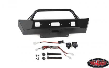 CCHand Eon Metal Front Stinger Bumper w/LED for Axial SCX6 JEEP Wrangler JLU