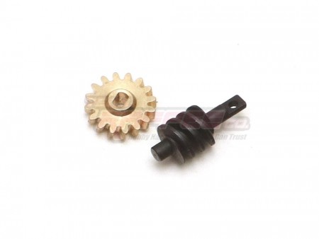 Team Raffee Co. Brass and Steel Axle Gears for Axial SCX24