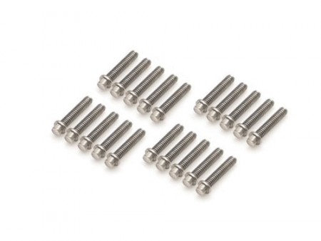 Boom Racing ProBuild™ Scale M2x9mm Wheel Bolts Screw (20) Silver