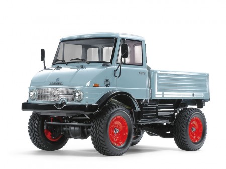 TAMIYA MERCEDES BENZ UNIMOG 406 SERIES U900 BLUE GREY PAINTED CC-02 KIT