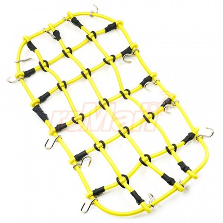 Yeah Racing 1/10 RC Crawler Scale Accessory Luggage Net 200mm x 110mm Yellow