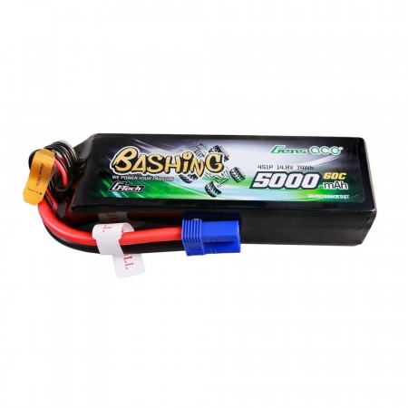 4s  5000mAh - 60C - Gens Ace Bashing G-Tech EC5