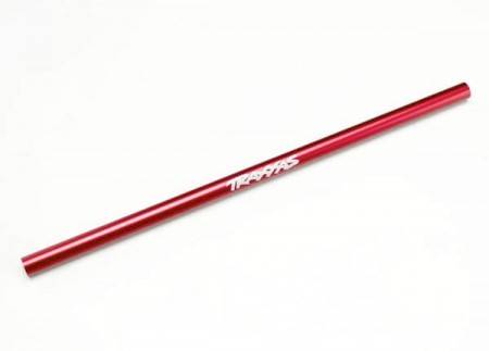 Traxxas driveshaft, center, 6061-T6 aluminum (red-anodized)