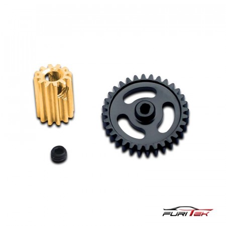 Furitek Brushless conversion for SCX24 - 0.5M Spur Gear and 12T Pinion Gear