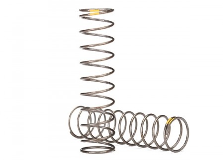 Traxxas TRX8042 springs, shock (natural finish) (GTS) (0.22 rate, yellow stripe) (2)