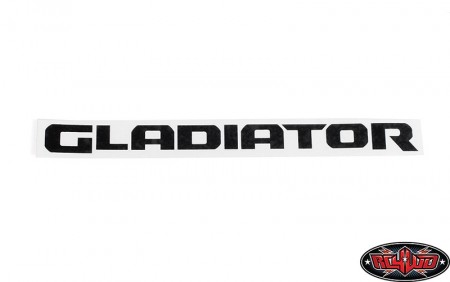 CChand Gladiator Rear Logo Decal for Axial 1/10 SCX10 III Jeep JT Gladiator