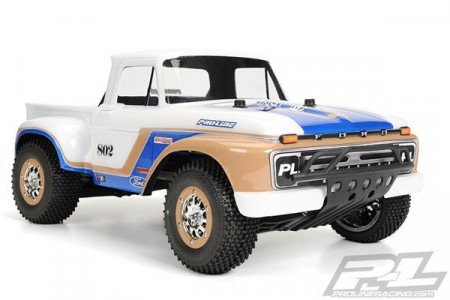 Pro-Line 1966 Ford F-100 Clear Body, for PRO-2 SC, 2WD/4x4 Slash, SC10