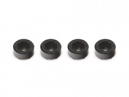 Boom Racing KRAIT™ Aluminum MXT6-1025 2.5mm Offset Wheel Hub Adapter for 1.0in Wheels (4) Black