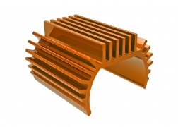 Traxxas Heat sink, Titan® 87T motor (6061-T6 aluminum, orange-anodized)