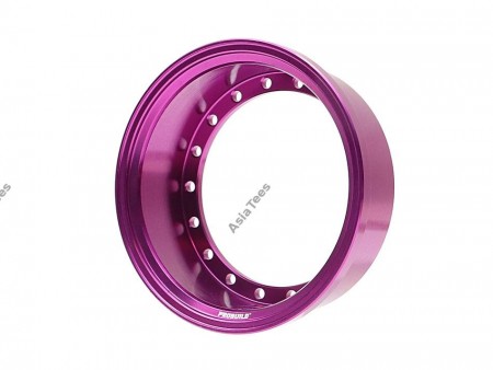 Boom Racing ProBuild™ Alum 15mm Wheel Barrel (1) Purple