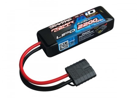Li-Po Battery 2S 7,4v 2200mAh 25C iD-connector TRX2820X
