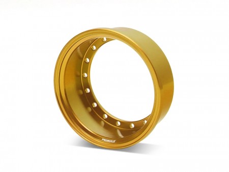 Boom Racing ProBuild™ 1.9in Alum 15mm Wheel Barrel (1) Gold