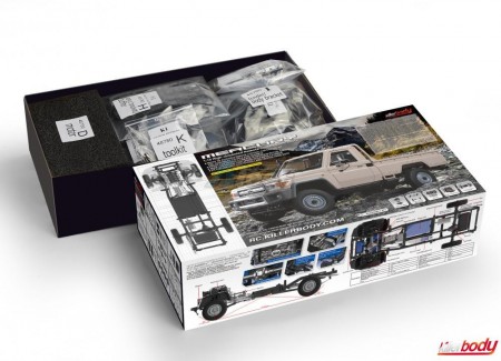 Killerbody MERCURY Chassis Kit Fit for #KB/48601 1/10 Toyota Land Cruiser 70 Hard Body