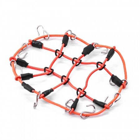 Hobby Details Roof Luggage Rack Net for SCX24 JT Gladiator - Red