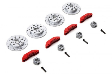 Axial Hex Rotor Caliper and Pin Set (4): RBX10