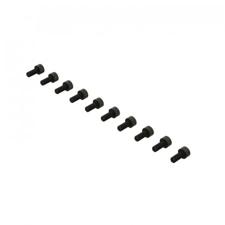 ARRMA Cap Head Hex Machine Screw, M2.5x6mm (10)