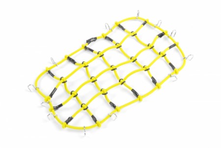 Yeah Racing 1/10 RC Crawler Scale Accessory Luggage Net 200mm x 110mm Yellow