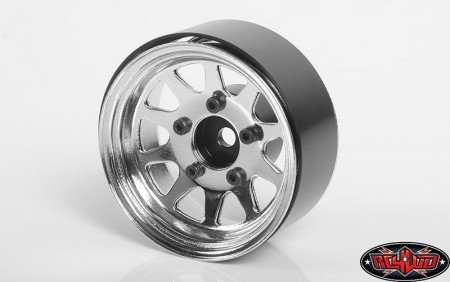 RC4WD OEM Stamped Steel 1.55in Beadlock Wheels (Chrome) (4)