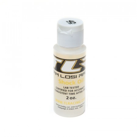 Team Losi Racing Silicone Shock Oil, 42.5WT, 563CST, 2oz