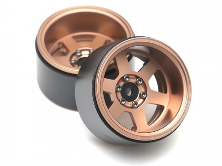 Boom Racing TE37XD KRAIT™ 2.2 Deep Dish Aluminum Beadlock Wheels w/ XT601 Hubs (2) Bronze