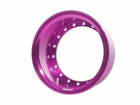 Boom Racing ProBuild™  Extra Wide Alum 19.5mm Wheel Barrel (1) Purple