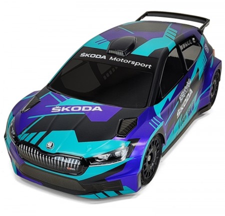Bittydesign SKODA Fabia RS Rally2 Clear Body 1/10 Rally 190mm Hard 1,2mm