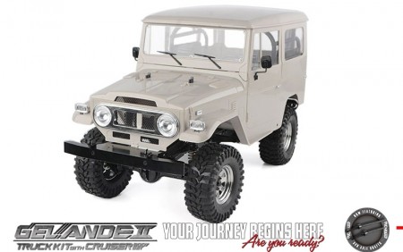 RC4WD Gelande II Truck Kit w/Cruiser Body Set