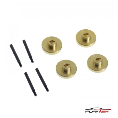FURITEK Extended Axle Shaft 10mm With Brass Hex For FURITEK FX118