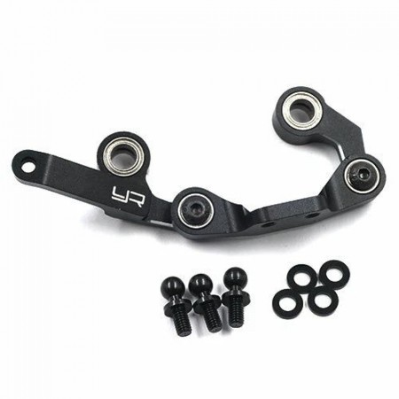 Yeah Racing Aluminum 7075 Ball Bearing Steering Set For Tamiya M08 Black