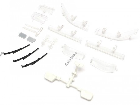 Team Raffee Co. Replacement Body Accessories For TRC/302243 LC80 Hard Body for Axial SCX10