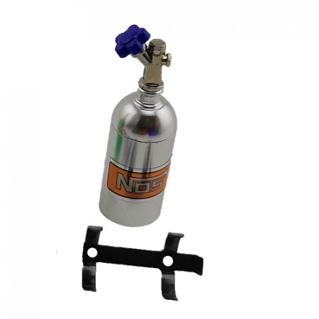 Hobby Details Aluminium Nitrous Oxide Balance Weight Bottle for 1/10 RC Crawler - Silver