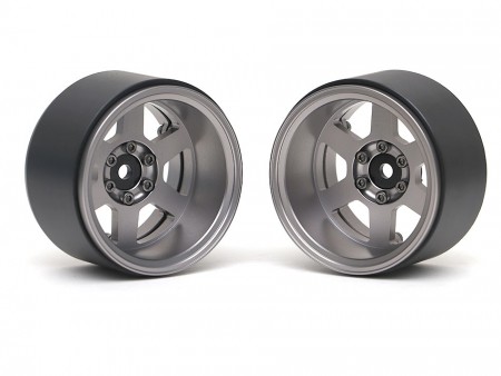 Boom Racing TE37XD KRAIT™ 2.2 Deep Dish Aluminum Beadlock Wheels w/ XT601 Hubs (2) Gun Metal