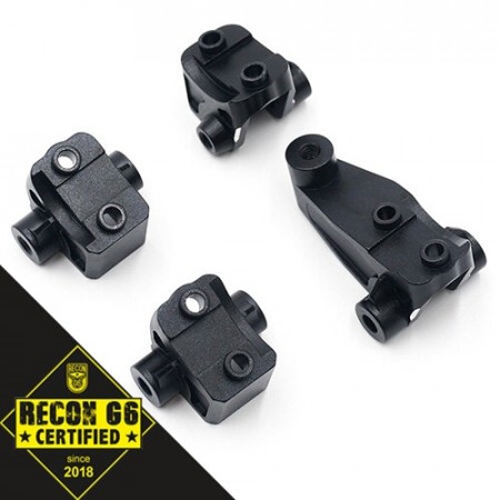 Yeah Racing Aluminum Front and Rear Suspension Link Mount Set Black Fits TRX-4 G6 Certified 