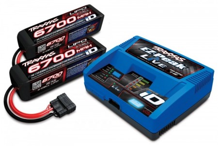 Traxxas Charger iD Live and Battery 14,8V 6700mAh Combo