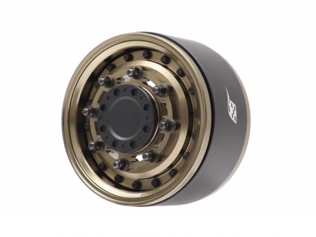 Boom Racing ProBuild™ 1.9in COMBAT Adjustable Offset Aluminum Beadlock Wheels (2) Bronze