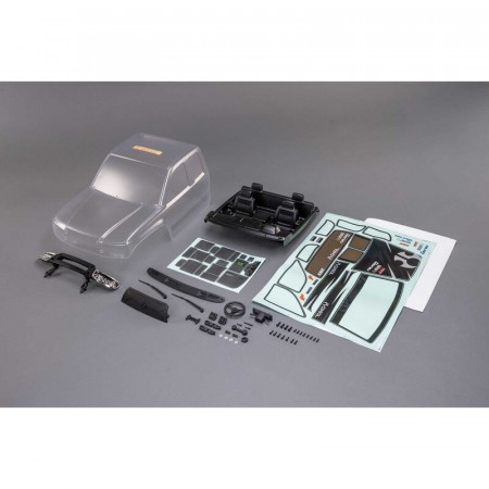 Axial SCX6: Body and Interior Set (Clear): Trail Honcho