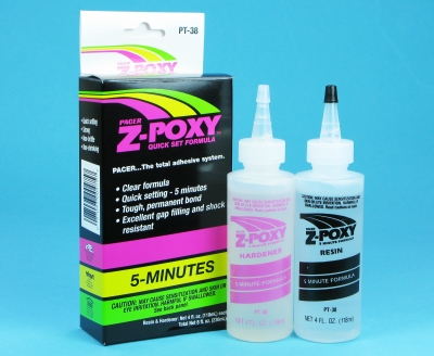 Zap Z-POXY 5 minutters Epoxy (118ml x2) PT-38 