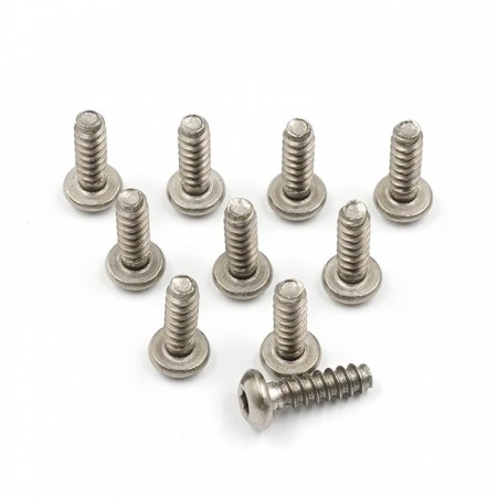 Yeah Racing Titanium G2 Hex Socket Button Head Self-drilling Screws M3 x 10mm 10pcs