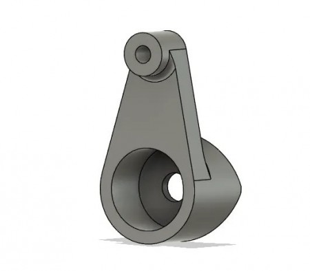 3D-print: Forlenget servo-saver arm til Losi Micro-B