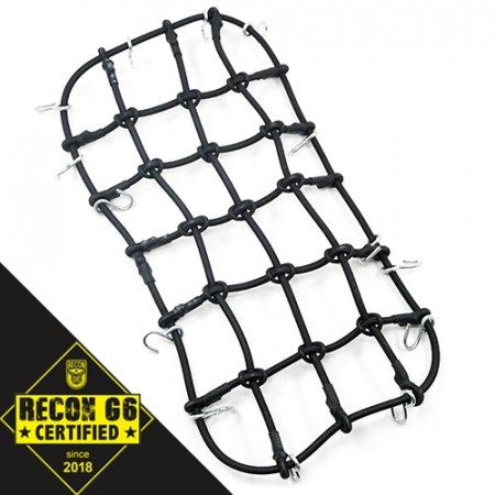 Yeah Racing 1/10 RC Crawler Scale Accessory Luggage Net 200mm x 110mm Black [G6 Certified]