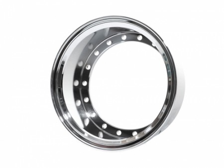 Boom Racing ProBuild™ 1.9in Alum 19.5mm Wheel Barrel (1) Chrome
