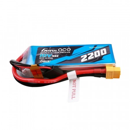 3s  2200mAh - 45C - Gens Ace G-Tech XT60