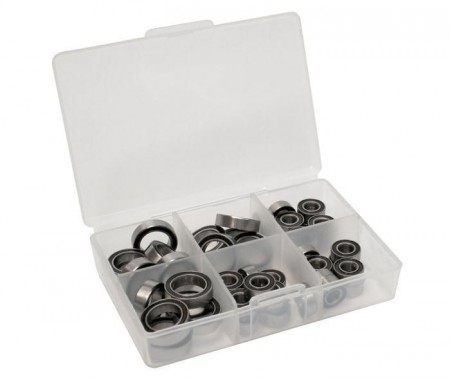 Boom Racing High Performance Full Ball Bearings Set Rubber Sealed (20 Total) for Axial SCX24