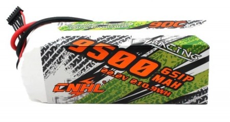 6s 9500mAh -90C - CNHL Racing Series XT90