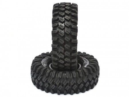 Boom Racing HUSTLER M/T Xtreme 1.9 Rock Crawling Tires 4.45x1.57 SNAIL SLIME™ Compound W/ 2-Stage Foams (Soft) [Recon G6