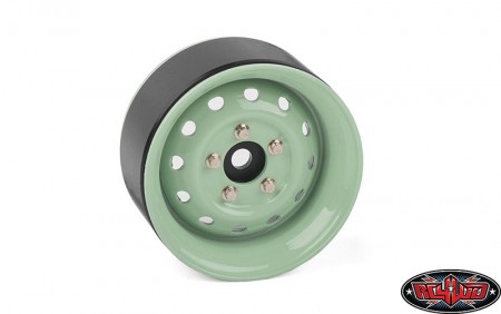 RC4WD Heritage Edition Stamped Steel 1.9 Wheels (Grasmere Green)