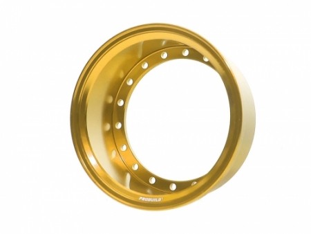 Boom Racing ProBuild™ 1.9in Alum 19.5mm Wheel Barrel (1) Gold